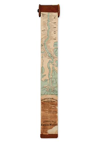 (MISSISSIPPI RIVER). Coloney, Myron; and Fairchild, Sidney B. Ribbon Map of the Father of Waters.